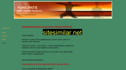 homeopatie-stauderova.cz alternative sites