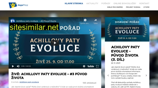 hopetv.cz alternative sites