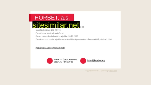 horbet.cz alternative sites