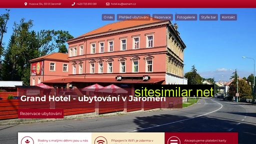 hotelgrandjaromer.cz alternative sites