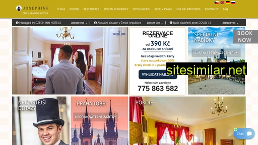 hoteljosephine.cz alternative sites