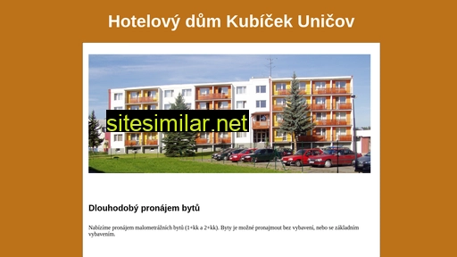 hotelovy-dum-unicov.cz alternative sites