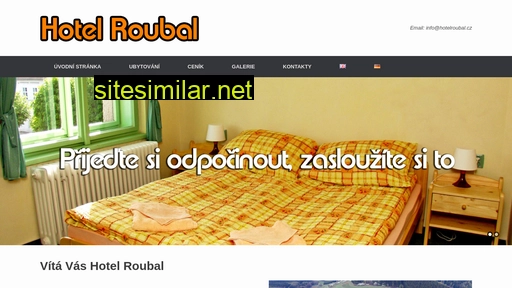 hotelroubal.cz alternative sites