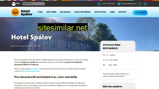 hotelspalov.cz alternative sites