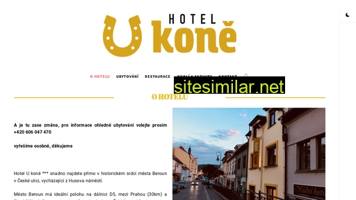 hotelukone.cz alternative sites