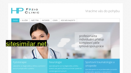 hpfyzioclinic.cz alternative sites