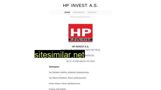 hpinvest-as.cz alternative sites