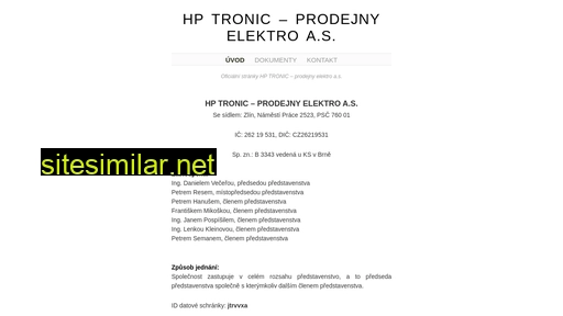 hptronicpe-as.cz alternative sites