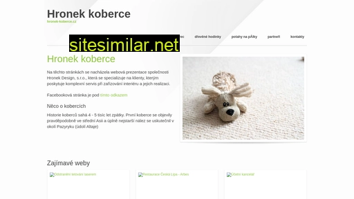 hronek-koberce.cz alternative sites