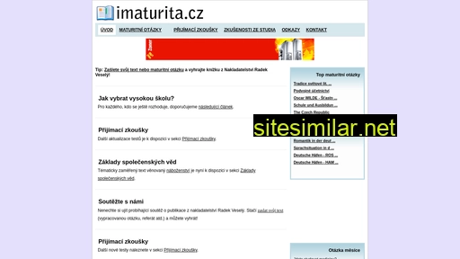 imaturita.cz alternative sites