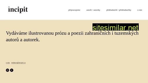 incipit.cz alternative sites