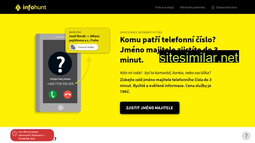 infohunt.cz alternative sites