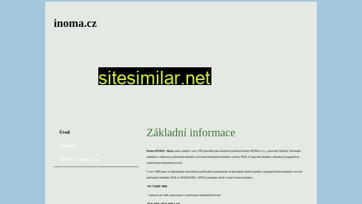 inoma.cz alternative sites