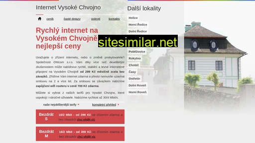internet-vysoke-chvojno.cz alternative sites