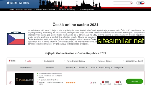 internetove-kasina.cz alternative sites