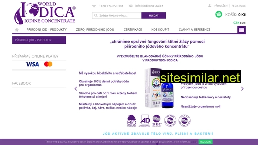 iodicanatural.cz alternative sites
