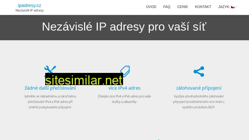 ipadresy.cz alternative sites