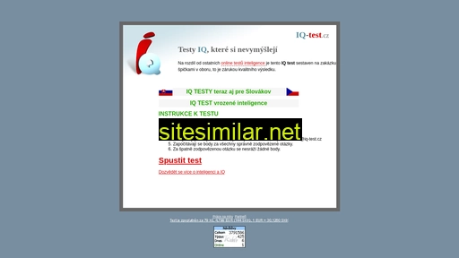 iq-test.cz alternative sites