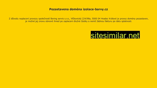 izolace-barvy.cz alternative sites