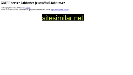 jabber.cz alternative sites
