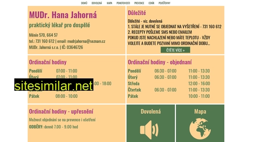jahorna.cz alternative sites