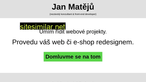 janmateju.cz alternative sites