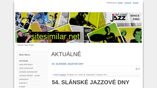 jazzclubslany.cz alternative sites