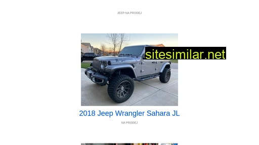 Jeep-na-prodej similar sites