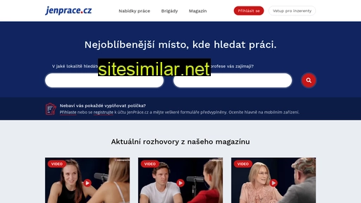 jenprace.cz alternative sites