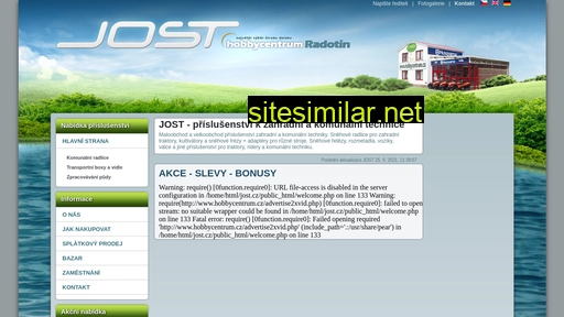 jost.cz alternative sites