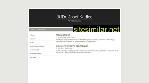 judrkadlec.cz alternative sites