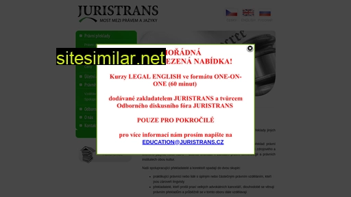 juristrans.cz alternative sites