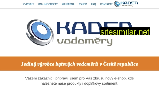 kadenvodomery.cz alternative sites