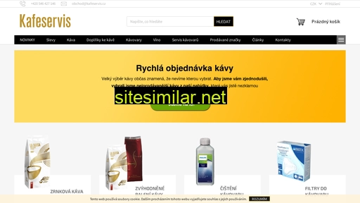 kafeservis.cz alternative sites