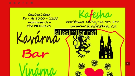 kafesha.cz alternative sites