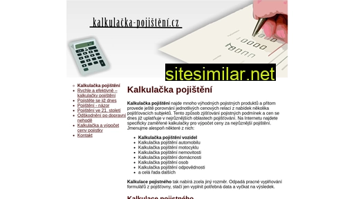 kalkulacka-pojisteni.cz alternative sites
