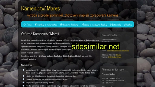 kamenictvi-mares.cz alternative sites
