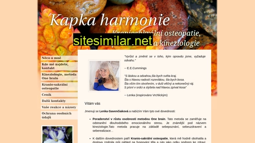 kapkaharmonie.cz alternative sites