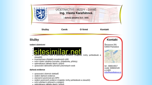 karafiatova.cz alternative sites