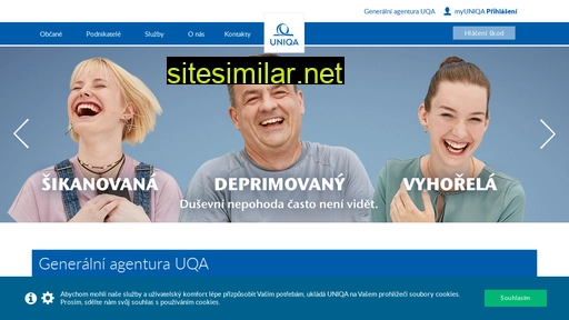 karizek.ga.uniqa.cz alternative sites