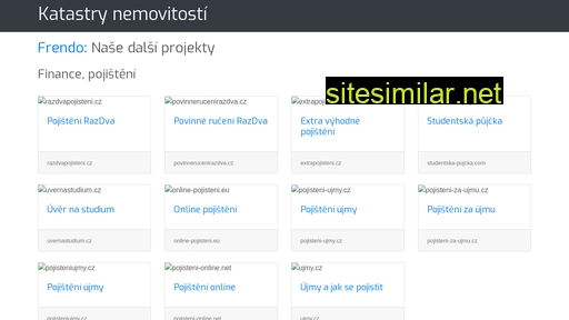 katastry-nemovitosti.cz alternative sites
