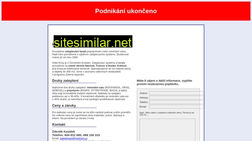 kavalek.cz alternative sites