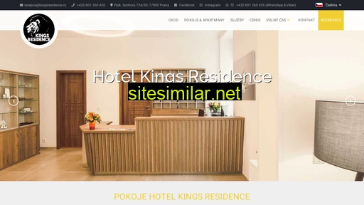 kingsresidence.cz alternative sites