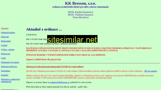 kkbresson.cz alternative sites