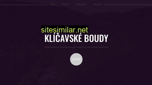 klicavskeboudy.cz alternative sites