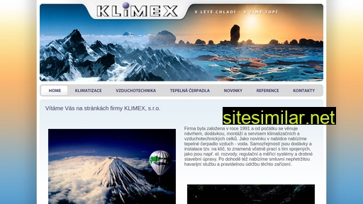 Klimatizace-klimex similar sites