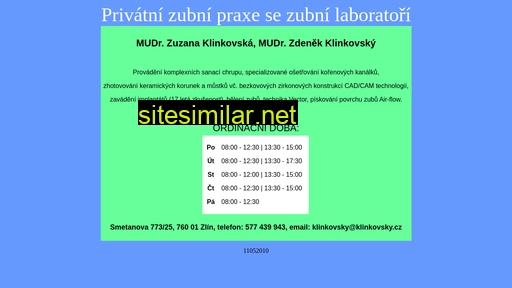 klinkovsky.cz alternative sites
