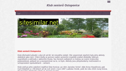 Klub-senioru-ostopovice similar sites