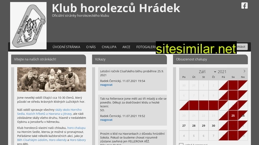klubhorolezcuhradek.cz alternative sites
