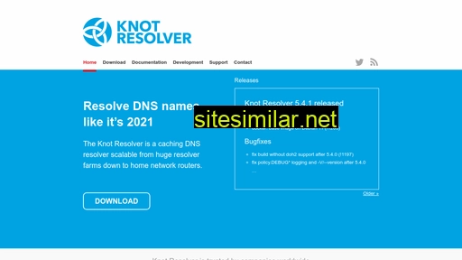 knot-resolver.cz alternative sites